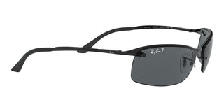 Ray-Ban SIDESTREET RB 3183 unisex Black Sports Sunglasses