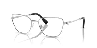 Swarovski Sk1018 Women Silver Squared Eyeglasses