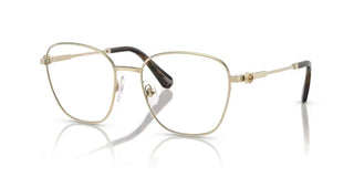 Swarovski Sk1019 Women Gold Squared Eyeglasses