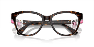 Swarovski SK2004 women Havana Squared Eyeglasses