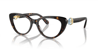 Swarovski SK2005 women Havana Cat Eye Eyeglasses