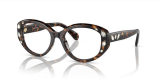 Swarovski SK2006 women Havana Geometric Eyeglasses