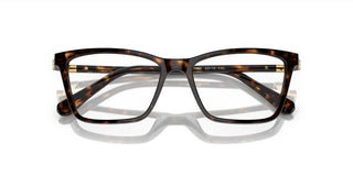 Swarovski SK2015 women Havana Squared Eyeglasses