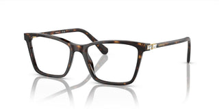 Swarovski SK2015 women Havana Squared Eyeglasses