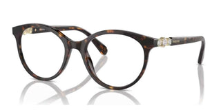 Swarovski SK2019 women Havana Round Eyeglasses