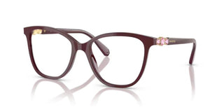 Swarovski SK2020 women Red Squared Eyeglasses