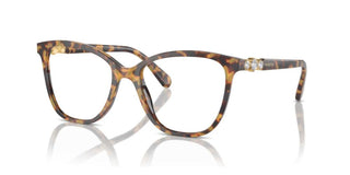 Swarovski SK2020 women Havana Squared Eyeglasses