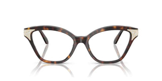 Swarovski SK2029 women Havana Squared Eyeglasses