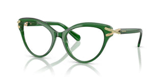 Swarovski SK2030 women Green Cat Eye Eyeglasses