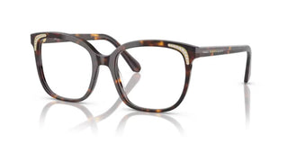 Swarovski SK2033 women Havana Squared Eyeglasses