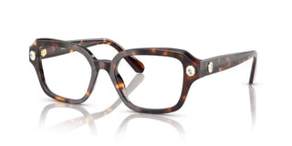 Swarovski SK2039 women Havana Squared Eyeglasses