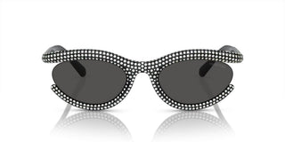 Swarovski SK6006 women Black Squared Sunglasses