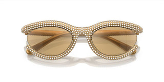 Swarovski SK6006 women Gold Squared Sunglasses