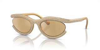 Swarovski SK6006 women Gold Squared Sunglasses