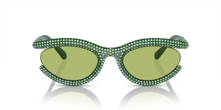 Swarovski SK6006 women Green Squared Sunglasses