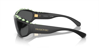 Swarovski SK6009 women Black Squared Sunglasses