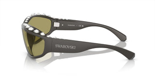 Swarovski SK6009 women Grey Squared Sunglasses