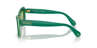 Swarovski SK6012 women Green Cat Eye Sunglasses