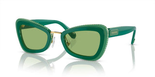 Swarovski SK6012 women Green Cat Eye Sunglasses