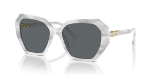 Swarovski SK6017 women White Geometric Sunglasses