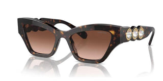 Swarovski SK6021 women Havana Cat Eye Sunglasses