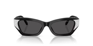 Swarovski SK6029 women Black Squared Sunglasses