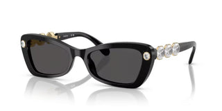 Swarovski SK6033 women Black Cat Eye Sunglasses