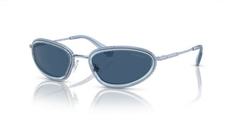 Swarovski SK7004 women Blue Cat Eye Sunglasses