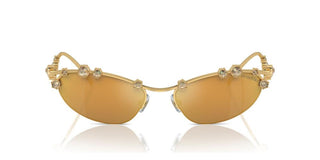 Swarovski SK7016 women Gold Oval Sunglasses