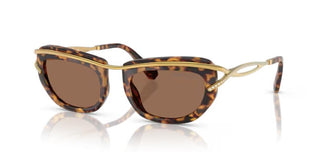 Swarovski SK7026 women Havana Geometric Sunglasses