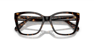 Swarovski SK 2008 women Havana Squared Eyeglasses