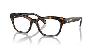 Swarovski SK 2022 women Havana Rectangle Eyeglasses