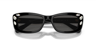 Swarovski SK 6008 women Black Cat Eye Sunglasses