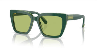 Swarovski SK 6013 women Green Squared Sunglasses