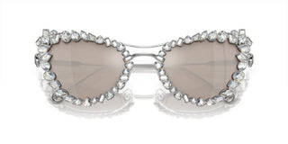 Swarovski SK 7011 women Silver Cat Eye Sunglasses