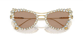 Swarovski SK 7011 women Gold Cat Eye Sunglasses