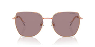 Swarovski SK 7021D women Rose gold Squared Sunglasses