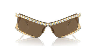 Swarovski SK 7022 women Gold Cat Eye Sunglasses