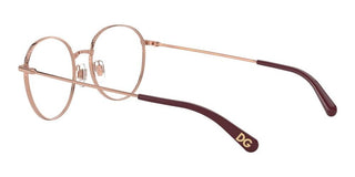 Dolce & Gabbana SLIM DG 1322 women Rose gold Round Eyeglasses