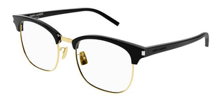 Saint Laurent SL 104/F unisex Black Geometric Eyeglasses