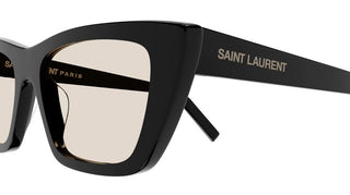 Saint Laurent SL 276 MICA women Black Cat Eye Sunglasses