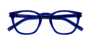 Saint Laurent SL 28/J unisex Blue Squared Eyeglasses