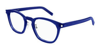 Saint Laurent SL 28/J unisex Blue Squared Eyeglasses