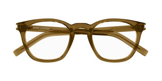 Saint Laurent SL 28 OPT unisex Brown Pantos Eyeglasses