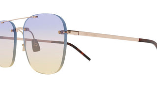 Saint Laurent SL 309 RIMLESS unisex Gold Geometric Sunglasses