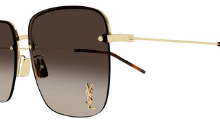 Saint Laurent SL 312 M women Gold Butterfly Sunglasses