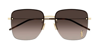 Saint Laurent SL 312 M women Gold Butterfly Sunglasses