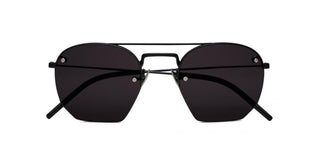 Saint Laurent SL 422 men Black Geometric Sunglasses