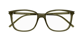 Saint Laurent SL 453/F women Green Squared Eyeglasses