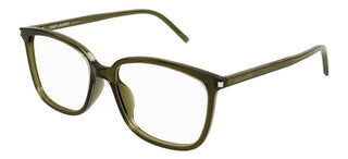 Saint Laurent SL 453/F women Green Squared Eyeglasses